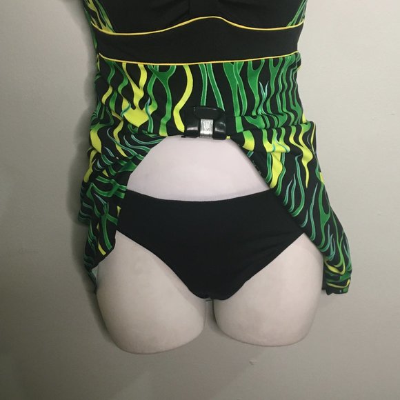 Retro Vintage - (1)Piece Green/Black Suit -Item#86 - Picture 9 of 9